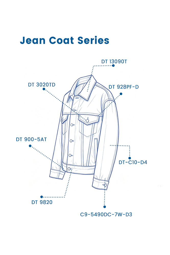 DOIT offers mature craftsmanship and a selection of fully automated machinery and equipment for denim shirts.